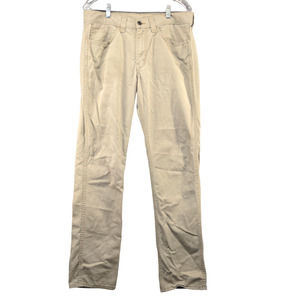 Levi's Men's 511 Pants Tan 34x34 Flat Front Slim Straight Pockets Cotton